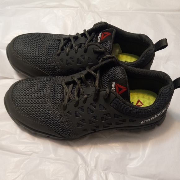 "Step Up Your Game: Reebok Sublite Cushion Steel Toe Work Shoes - Men's 7W!" - Picture 5 of 8